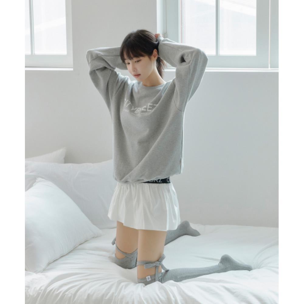 スカート citybreeze Essential Logo Banding Nylon Pants Skirt WHITE CT