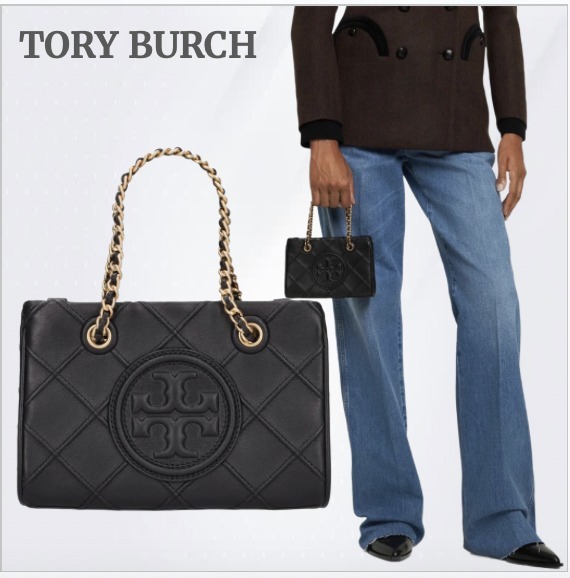 【Tory Burch】ミニフレミングソフトレザートップハンドルバッグ