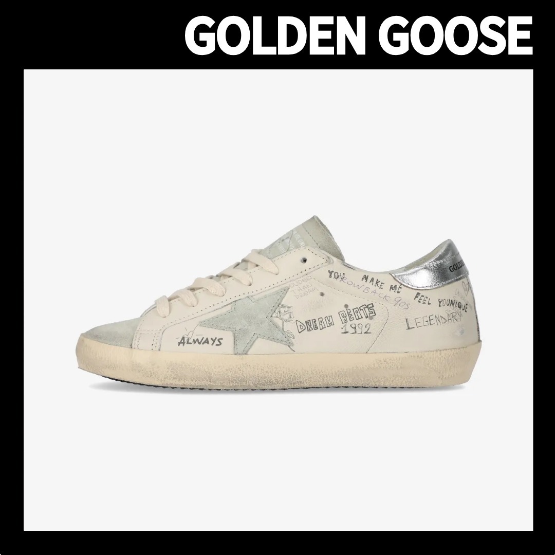 【GOLDEN GOOSE】Superstar Lettering Effect Sneakers