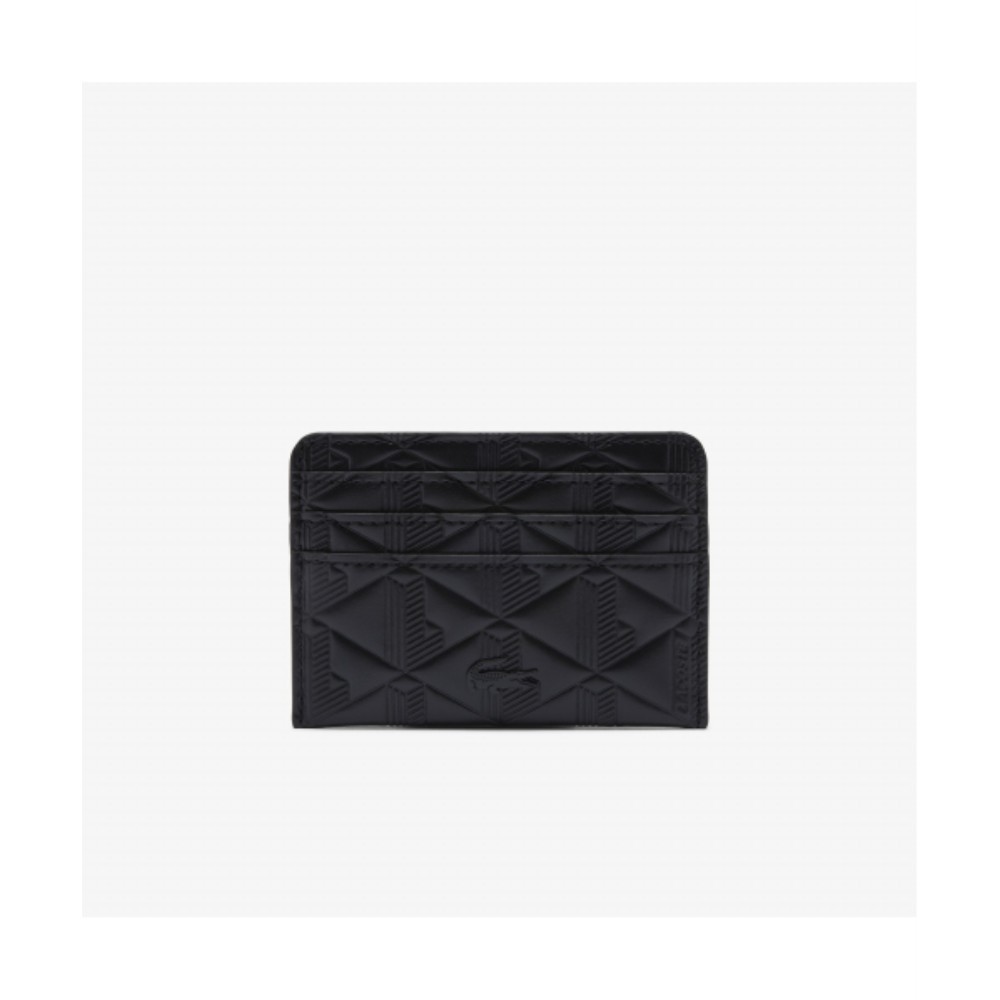 ★LACOSTE★ Women's Maheki Card Wallet Black NF4828M55G000
