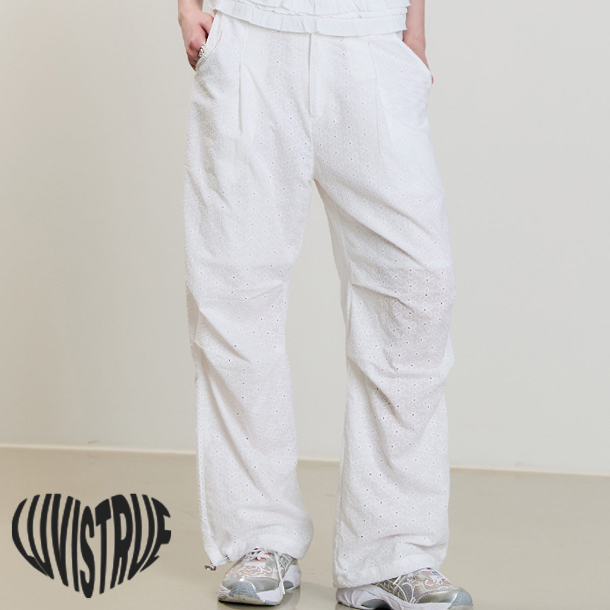 ★LUVISTRUE★SM LACE PANTS(WHITE)★正規品/韓国直送料込/人気