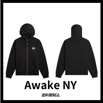 【関税込み】Awake NY ブラック All City ジップアップフーディ Awake NY Black All City hoodie | TheDoubleF
