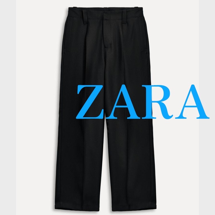 【ZARA】ダーツパンツ 50TH ANNIVERSARY ブラック 3420/602/800