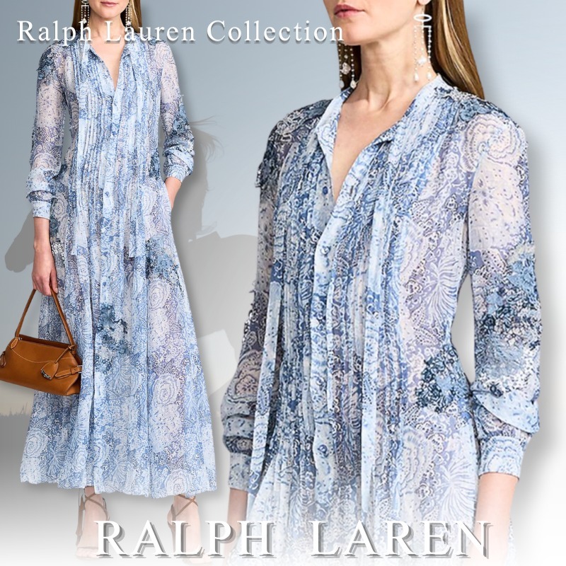 RALPH LAUREN COLLECTION ワンピース Hannes デイドレス