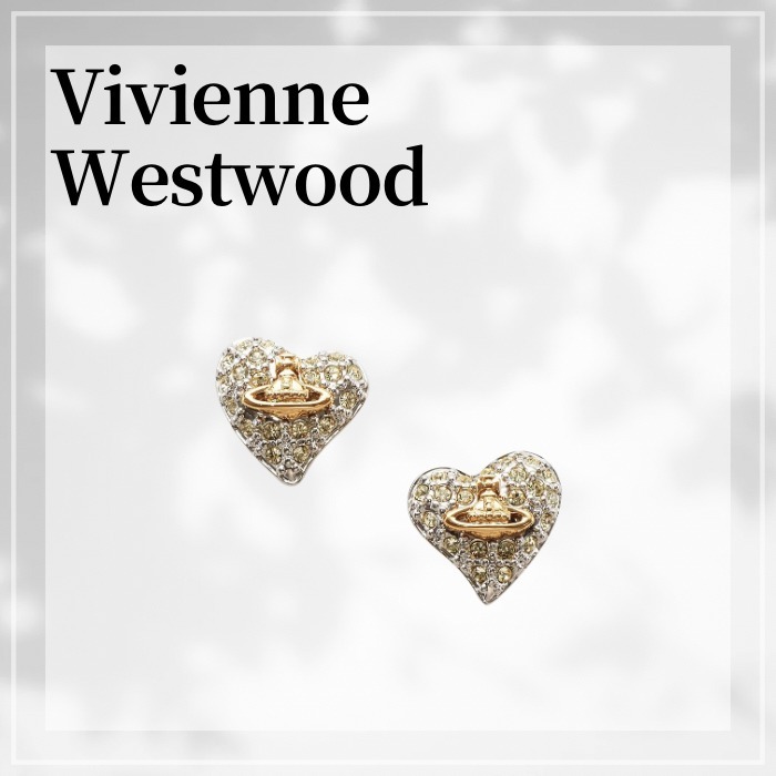 VivienneWestwood☆ TINY DIAMANTE HEART ピアス