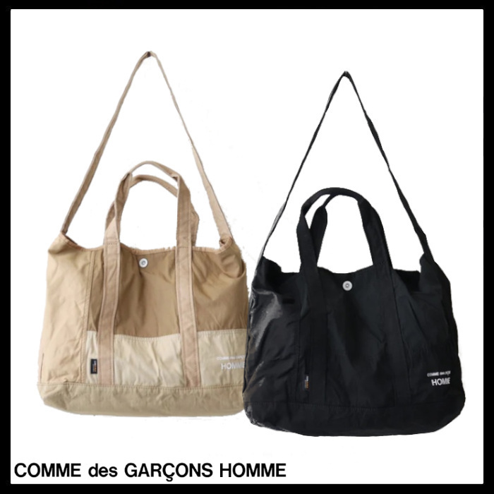 COMME des GARCONS HOMME 国内買付 綿ナイロンPatchwork ToteBag