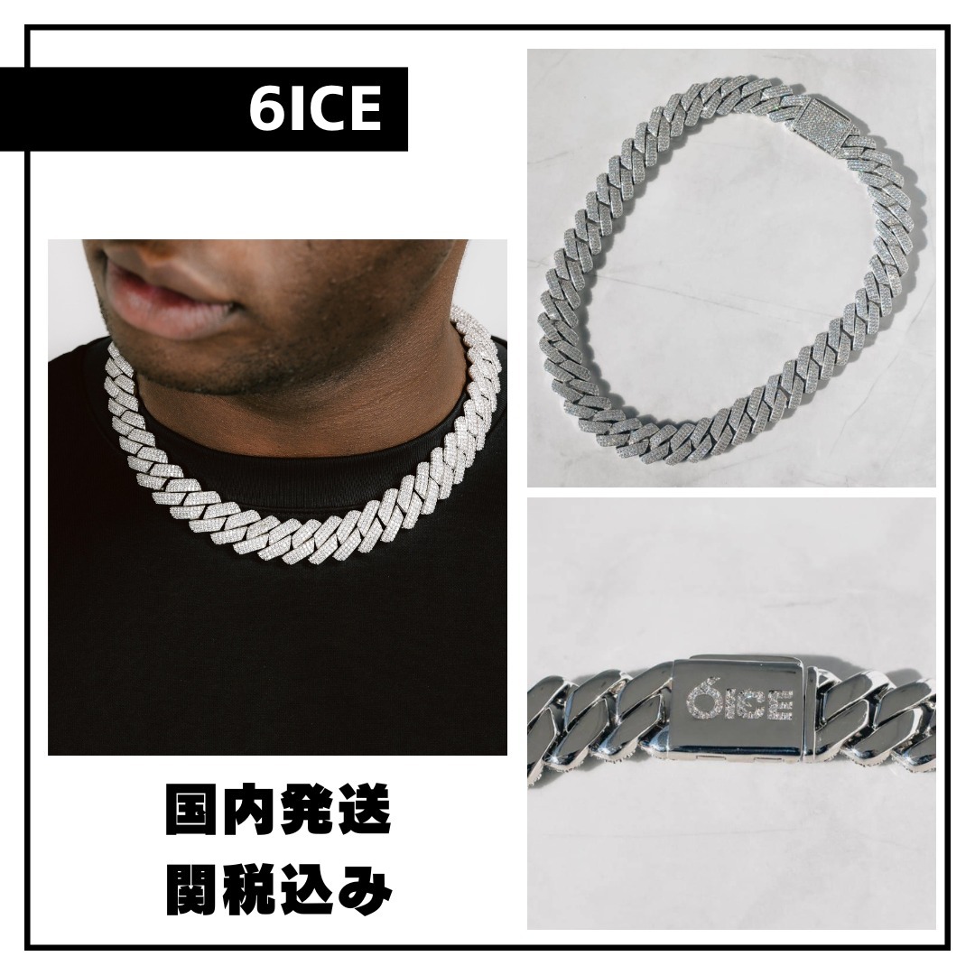 ★日本未入荷★【６ICE】19mm プロングキューバンチェーン