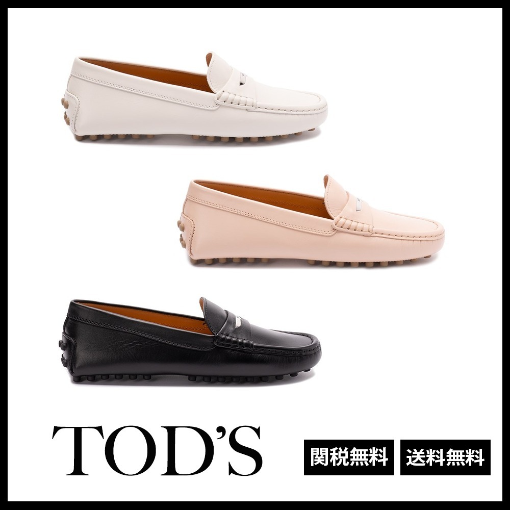 Tod's 関税込 ゴンミーニ レザー ドライビング シューズ