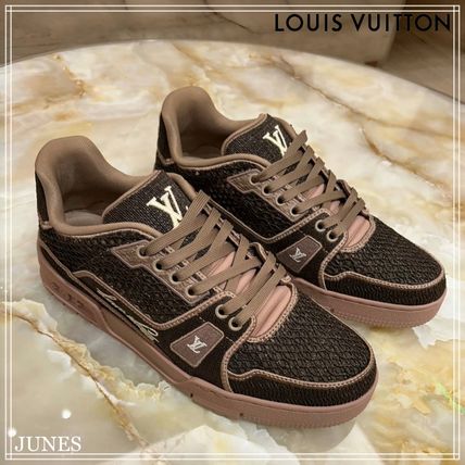 【25SS ブラウン系】Louis Vuitton LVトレーナー ブラウン（茶色）系 Louis Vuitton LV Trainer(ルイヴィトン LV