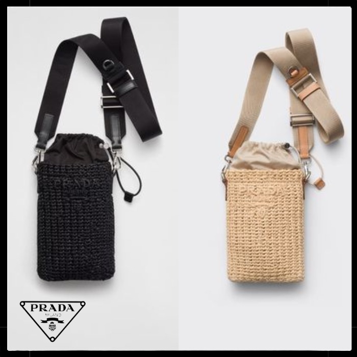 【軽やかなデザイン☆】PRADA クロシェスマートフォンケース人気