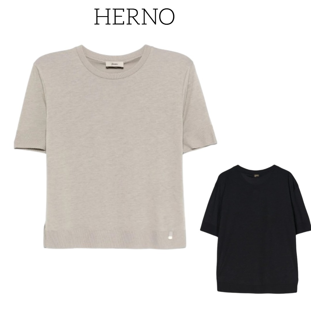 Herno★ファインニットTシャツ