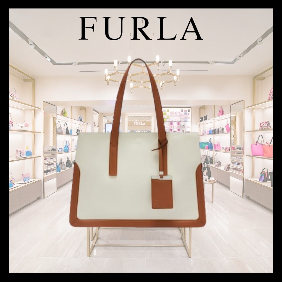 【関税込】FURLA Baia ショッピングバッグ XL