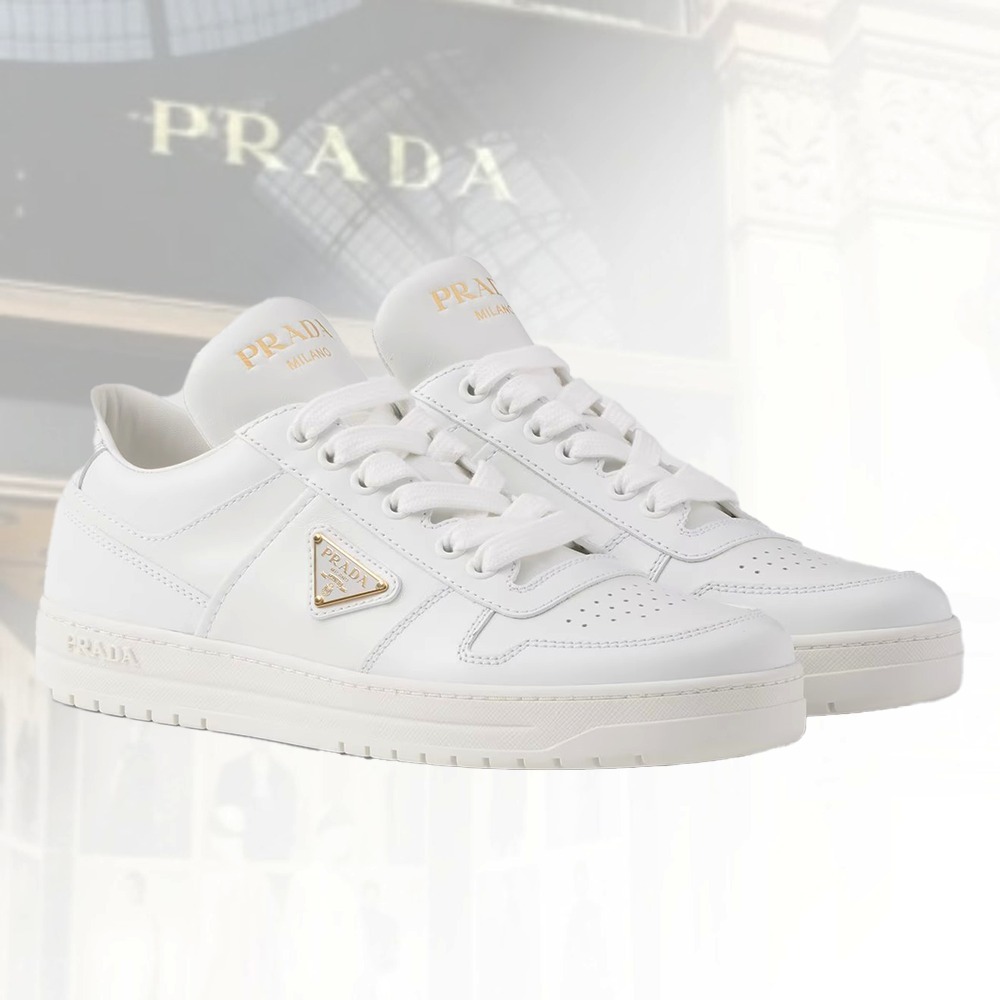 【パンチングカーフレザー】PRADA ダウンタウンスニーカー