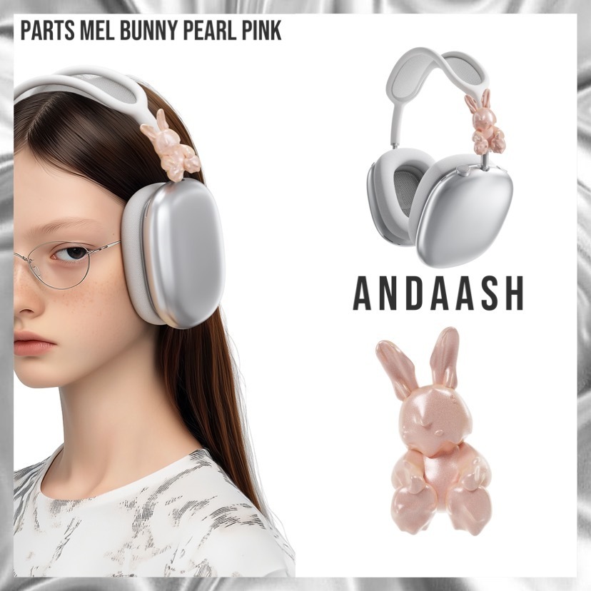 【韓国ANDAASH アンダッシュ】Parts Mel Bunny Pearl Pink