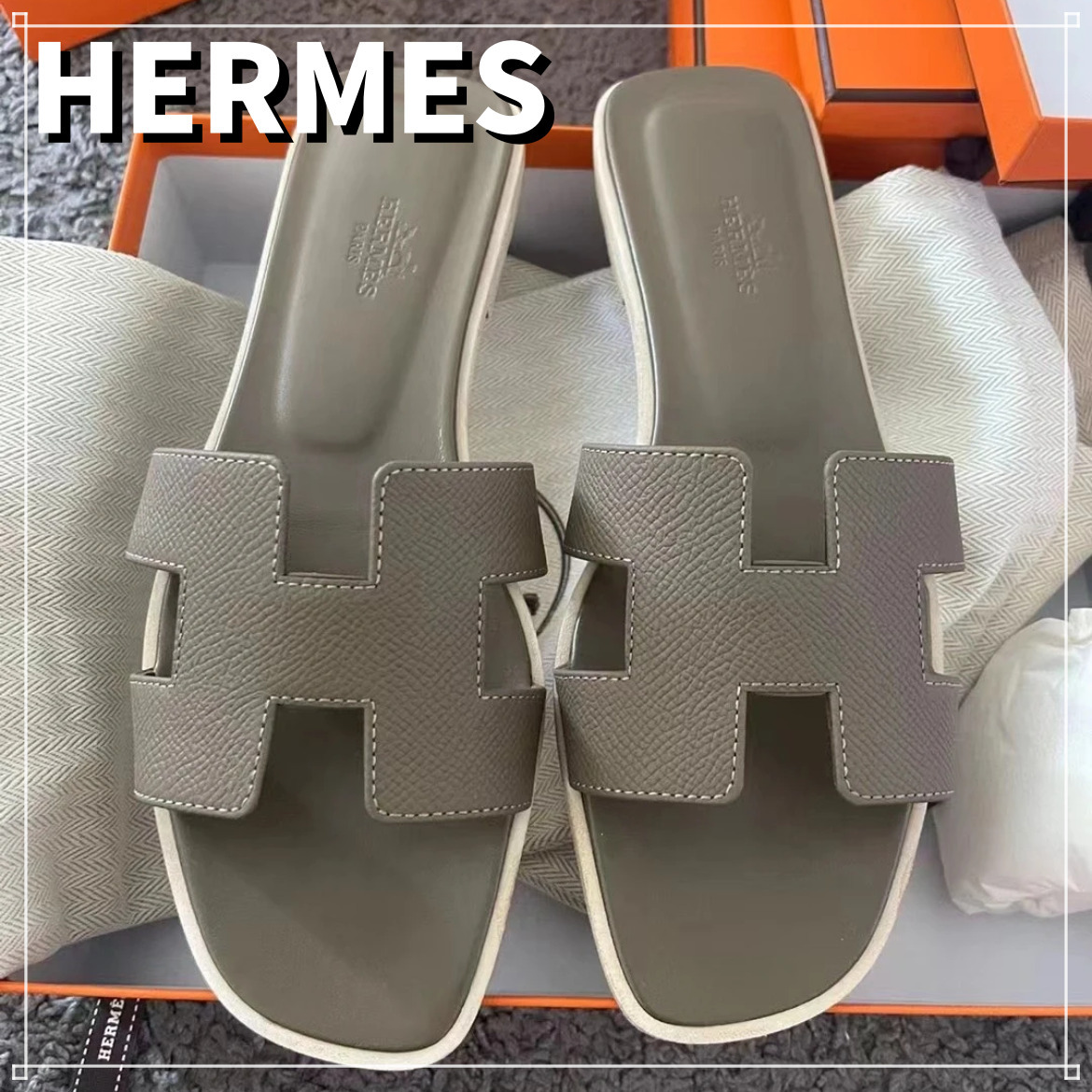 HERMES オラン サンダル エトゥープ 定番人気