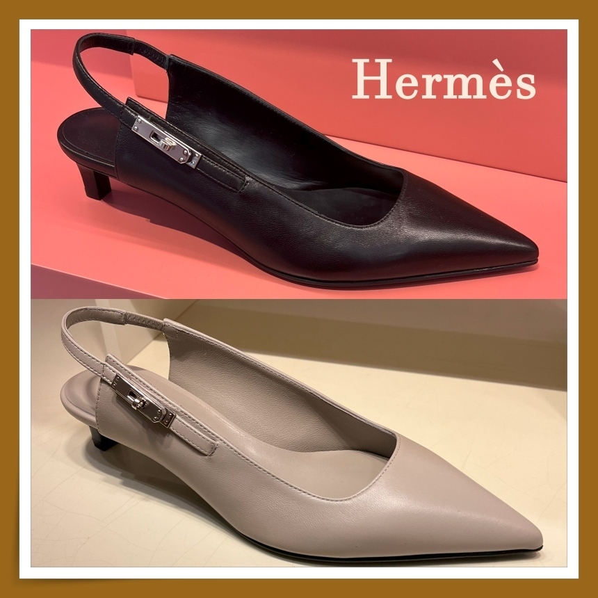【HERMES】ミニのケリーバックルがポイント☆ Lover 40 パンプス
