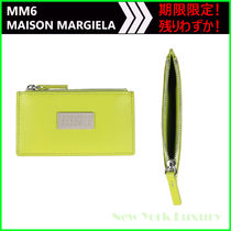 MM6 MAISON MARGIELA★素敵！Lime green Leather Coin Case