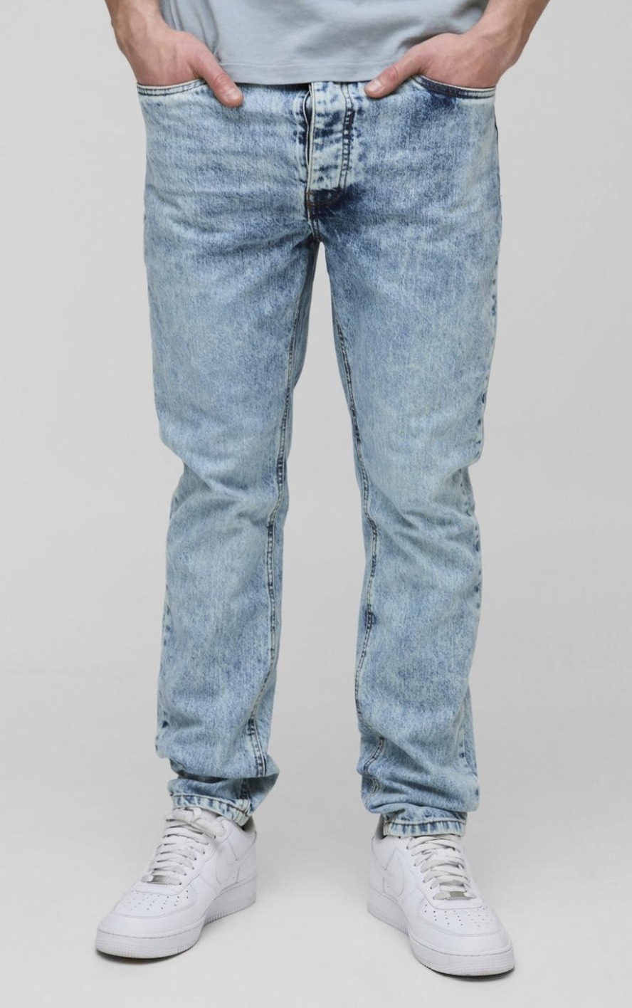 《boohoo》トールスリムリジッドジーンズ