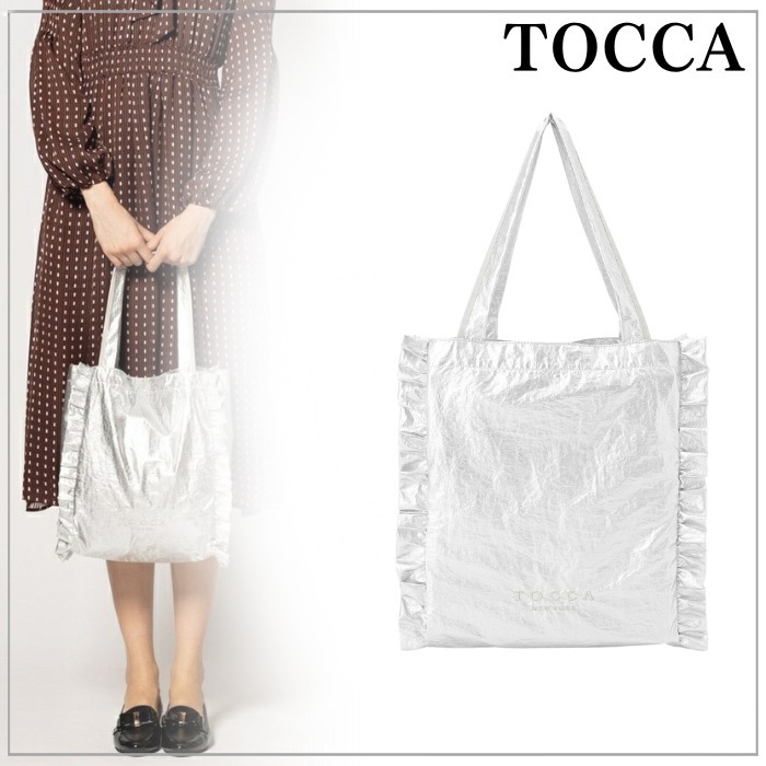 【光沢感】TOCCAトッカ SHINE WAVES SUBBAG トートバッグ