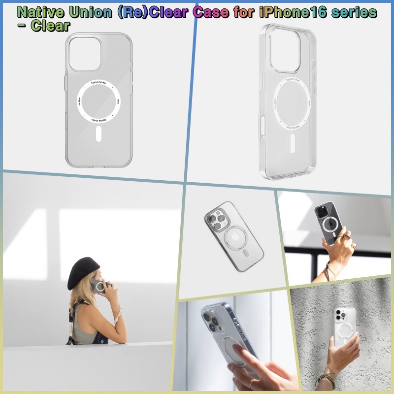 ★Native Union★(Re)Clear Case for iPhone 16シリーズ (人気)