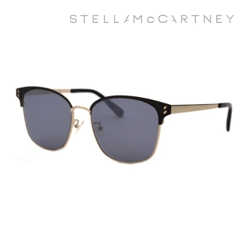 Stella McCartney★SC0175SK 002 スクエア 白縁 サングラス