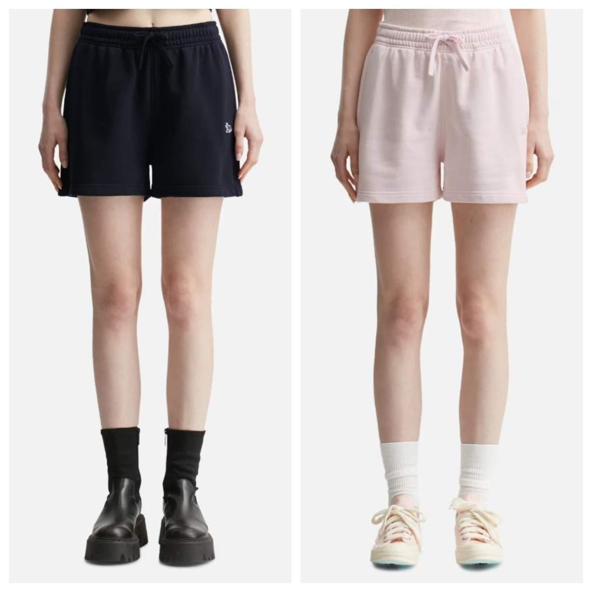 MAISON KITSUNE☆Baby Fox Patch Regular Jog ショーツ 2カラー