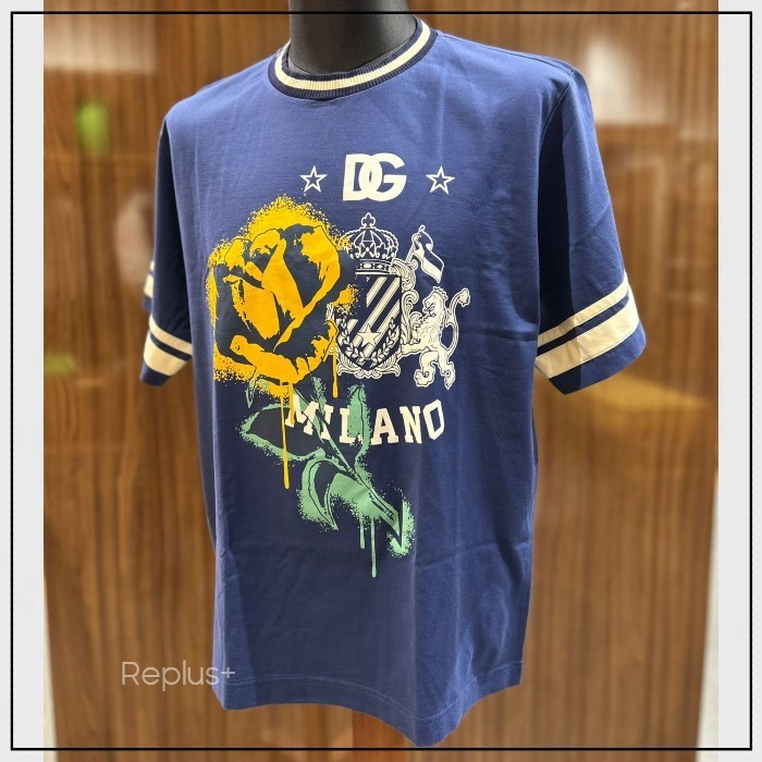 【Dolce&Gabbana】グラフィックプリント クルーネック Tシャツ