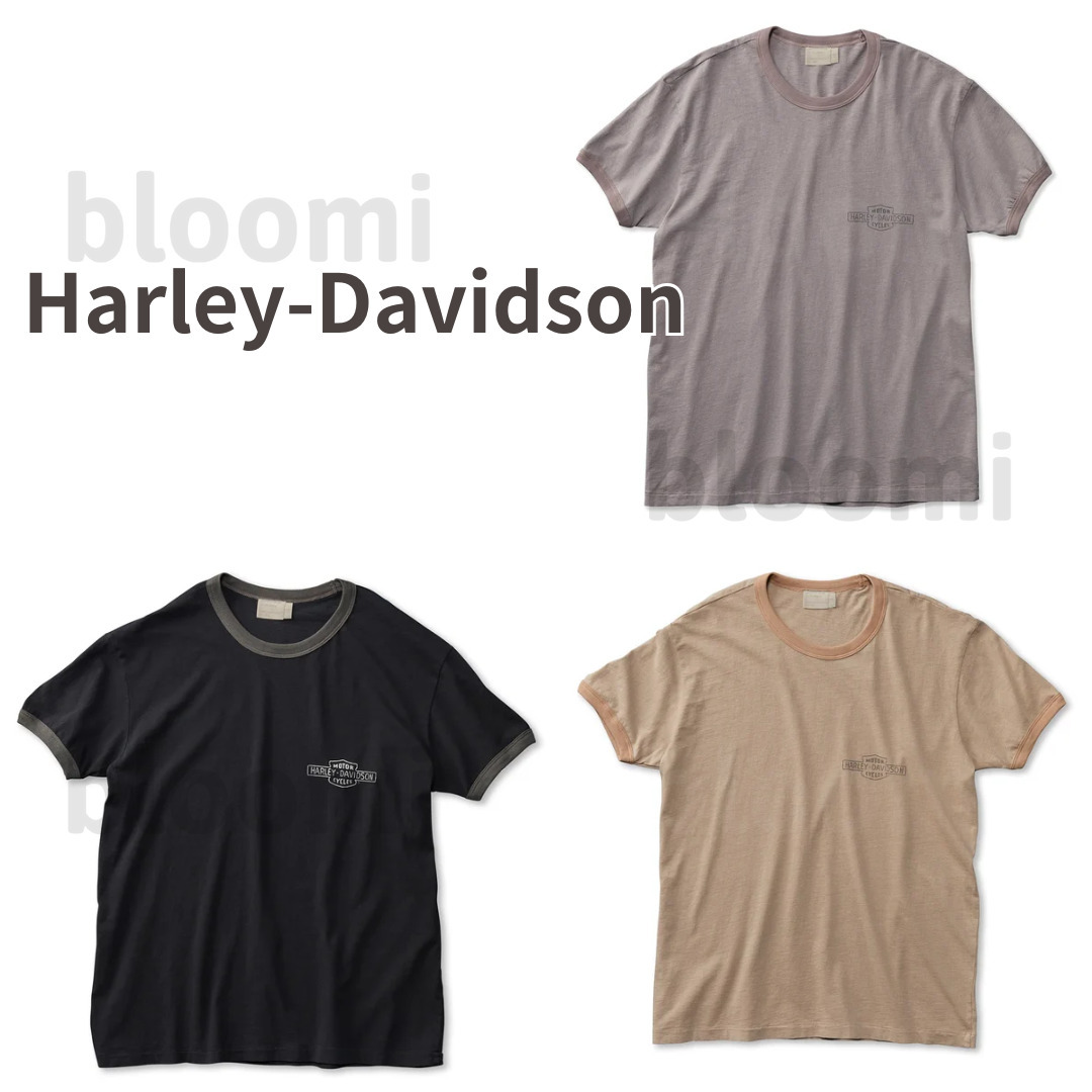【Harley-Davidson】On the Roam★コラボ リンガーTシャツ