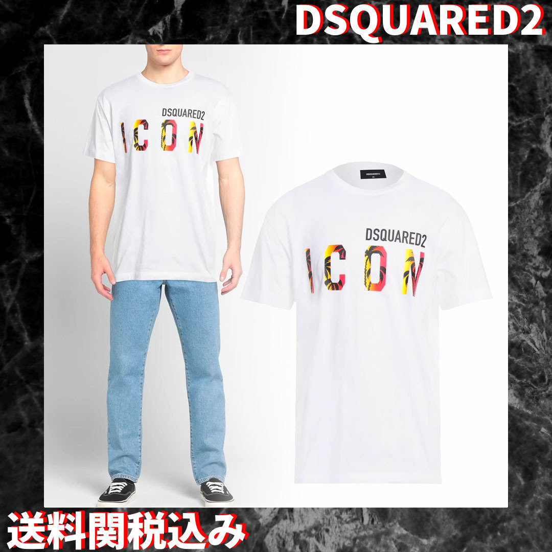 【DSQUARED2】関税込送料無料 Ｔシャツ ロゴ入り