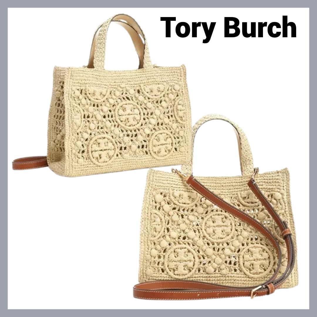 【Tory Burch】T Monogram トートバッグ（ベージュ）