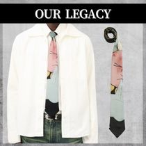 【関税込み】OUR LEGACY ブルー ライン ネクタイ OUR LEGACY(アワーレガシー)のメンズ ネクタイ 人気アイテム