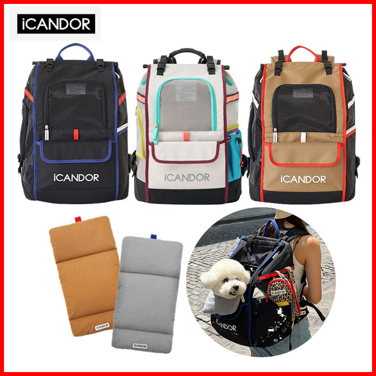 ●iCANDOR●ペット用リュック JIGEバッグ Mサイズ3色