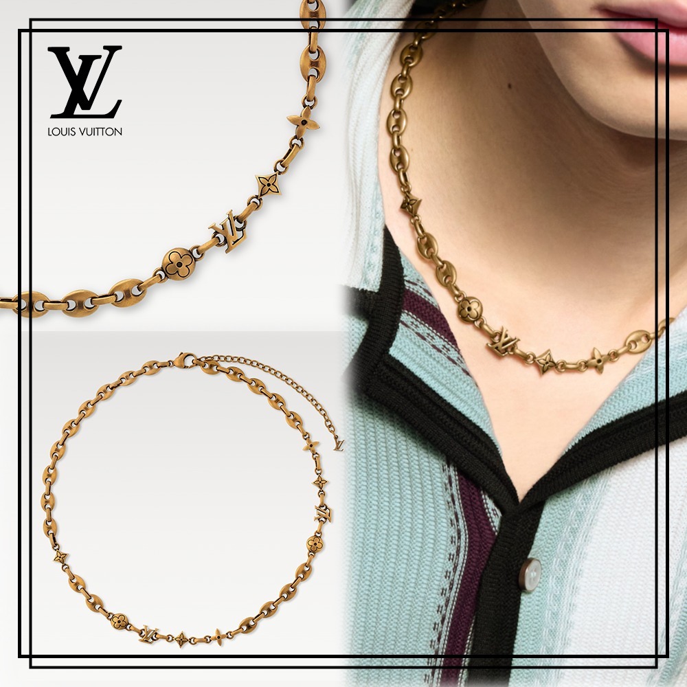 ＊すぐ届く＊国内発送【Louis Vuitton】ネックレス・LV セーラー