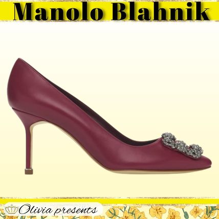 レッド（赤）系 Manolo Blahnik(マノロブラニク) パンプス