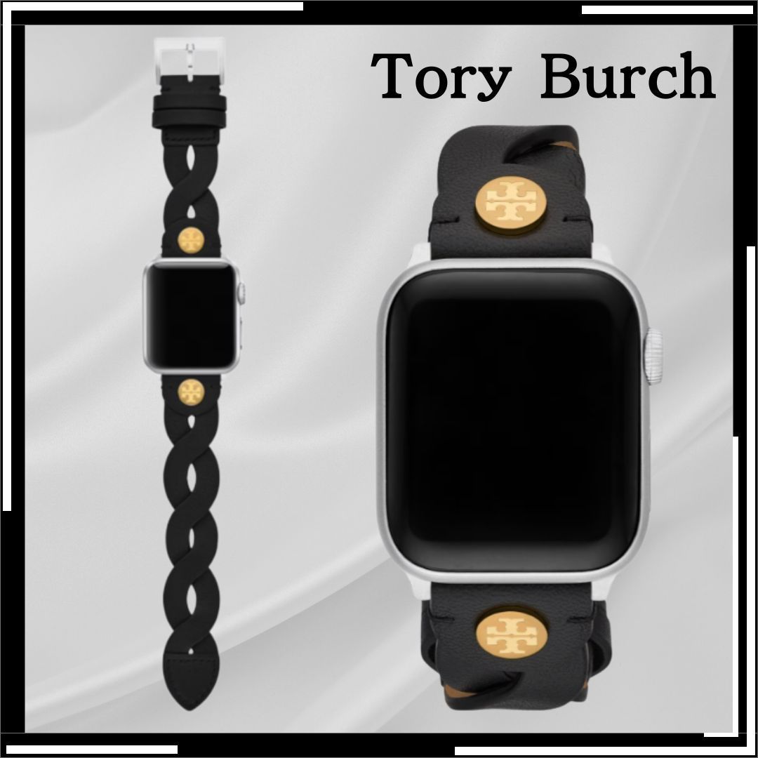 すぐ届く【Tory Burch】APPLE WATCH専用 ブレイドレザーバンド