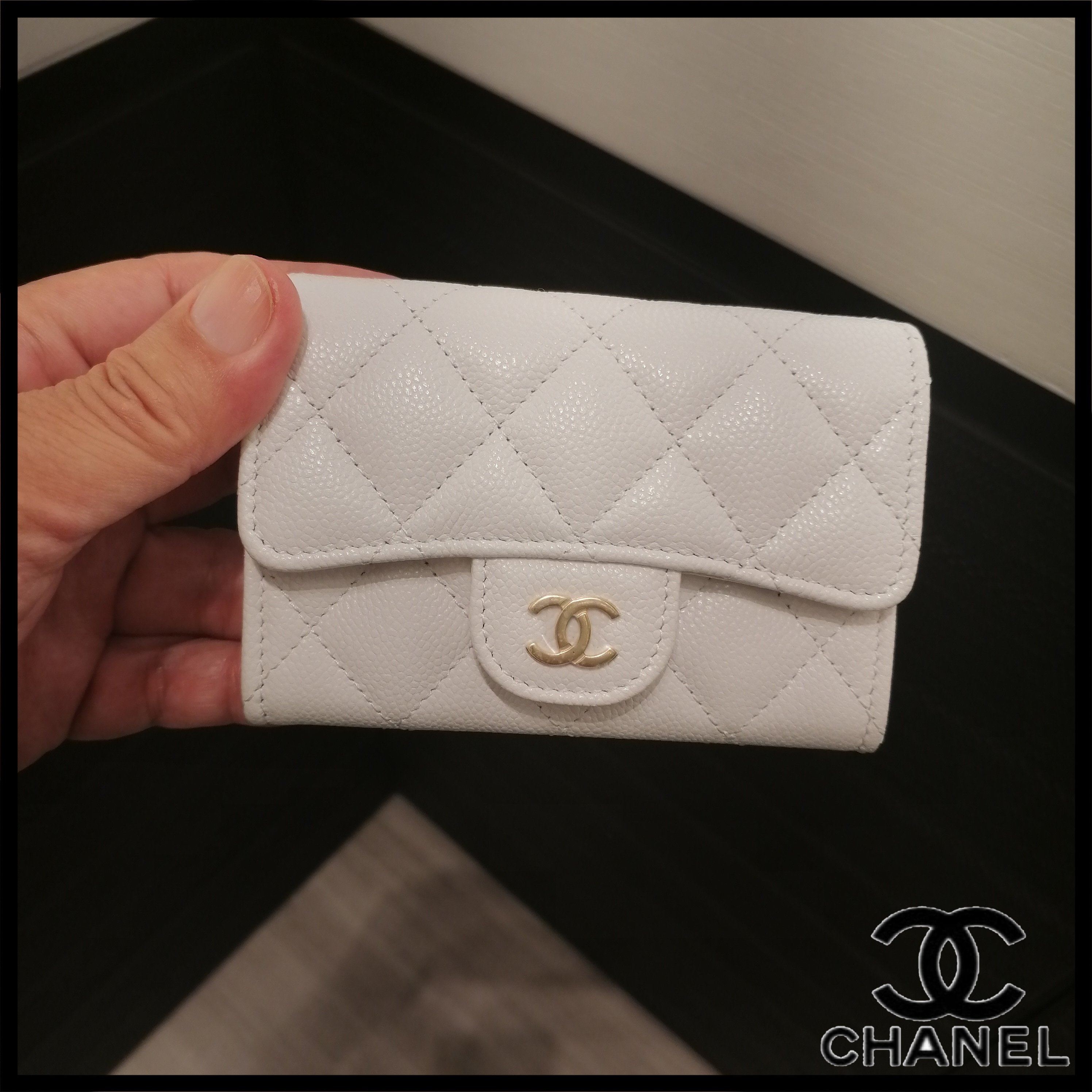 ◆CHANEL◆CHANEL カードケース ホワイト