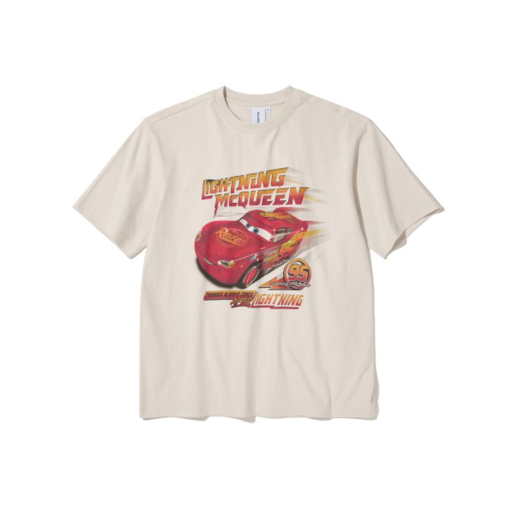 ★Urbandtype.★ McQueen graphic t-shirt dirty white UBEUTS01