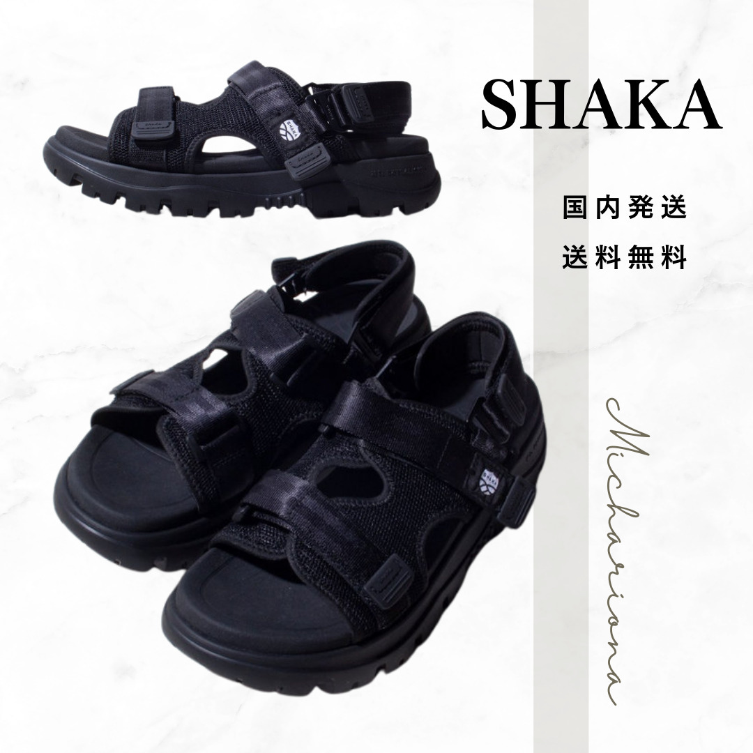 SHAKA CHILL OUT EX スポーツサンダル メンズ ブラック
