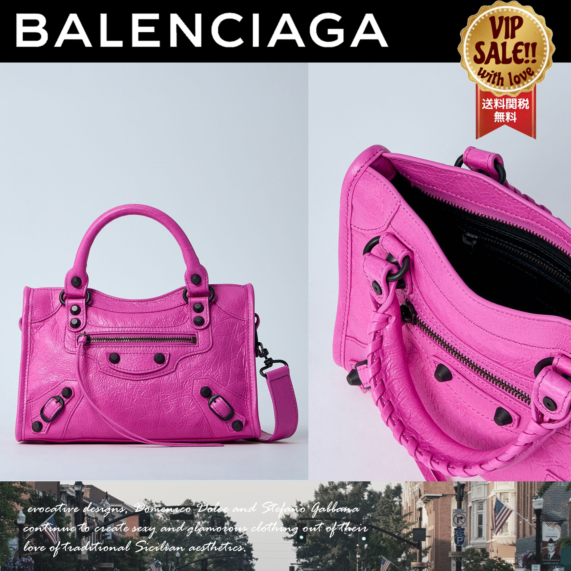 BALENCIAGA ミニ LE シティハンドバッグ 大人気 数量限定