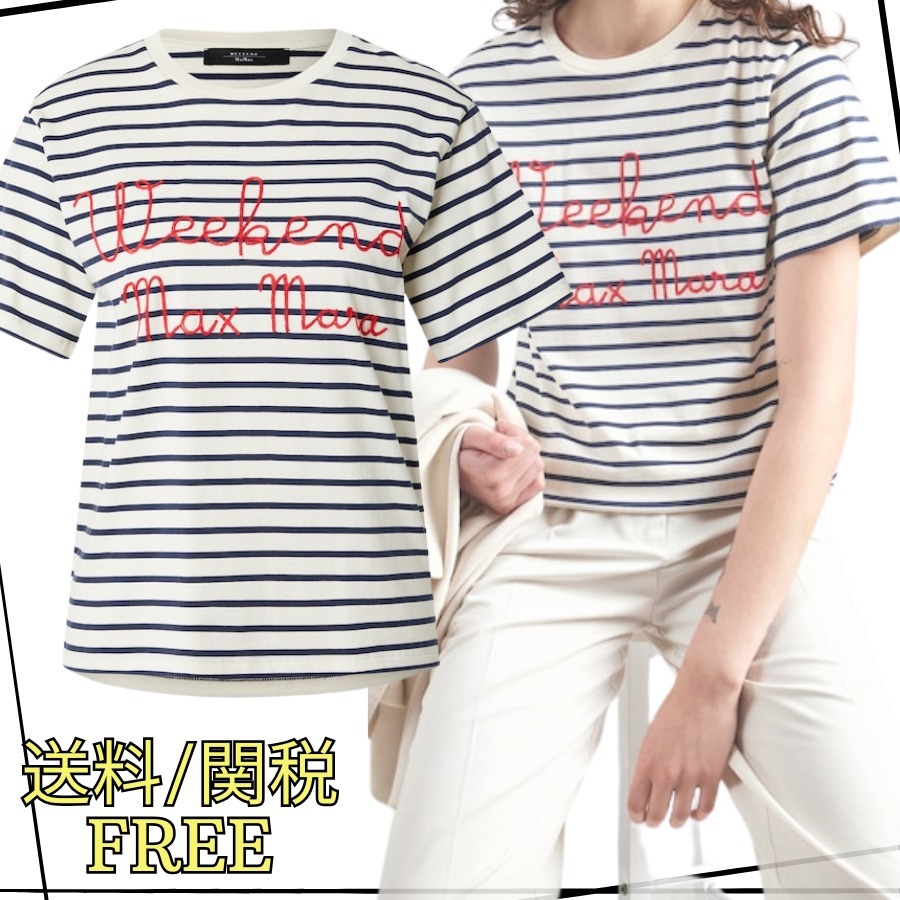 Weekend MaxMara Oiga コットンロゴTシャツ