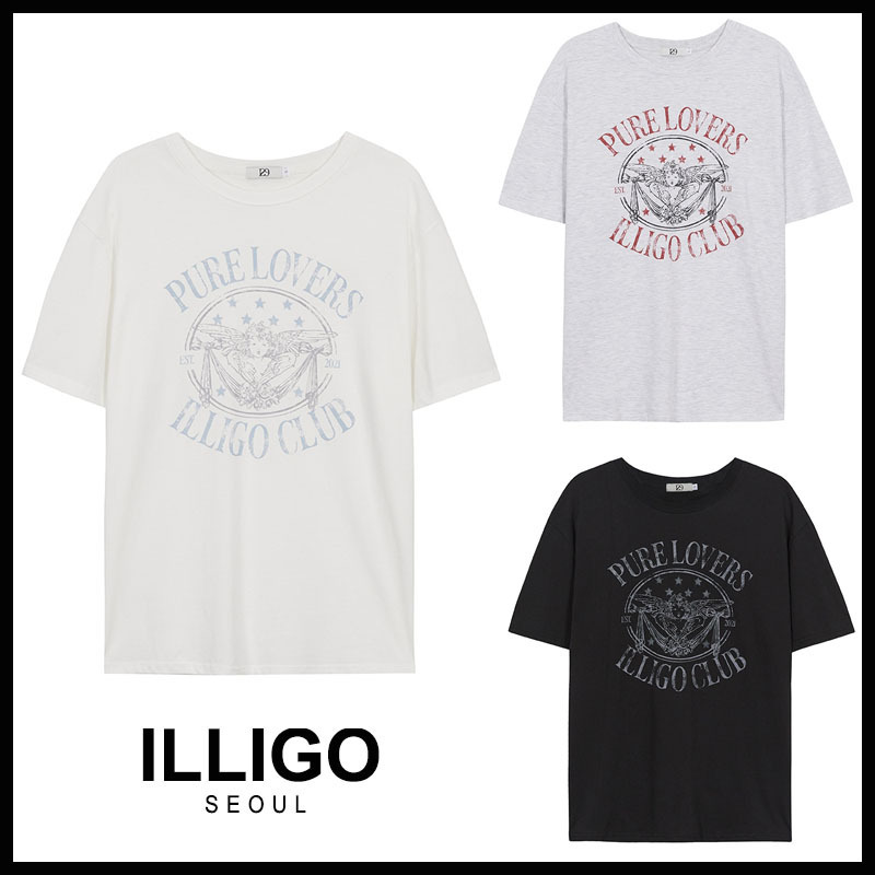 ★ ILLIGO★ PURE ANGEL OVERFIT T-SHIRT