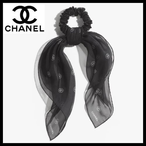 **アレンジ自在**【CHANEL】 シュシュ&スカーフ