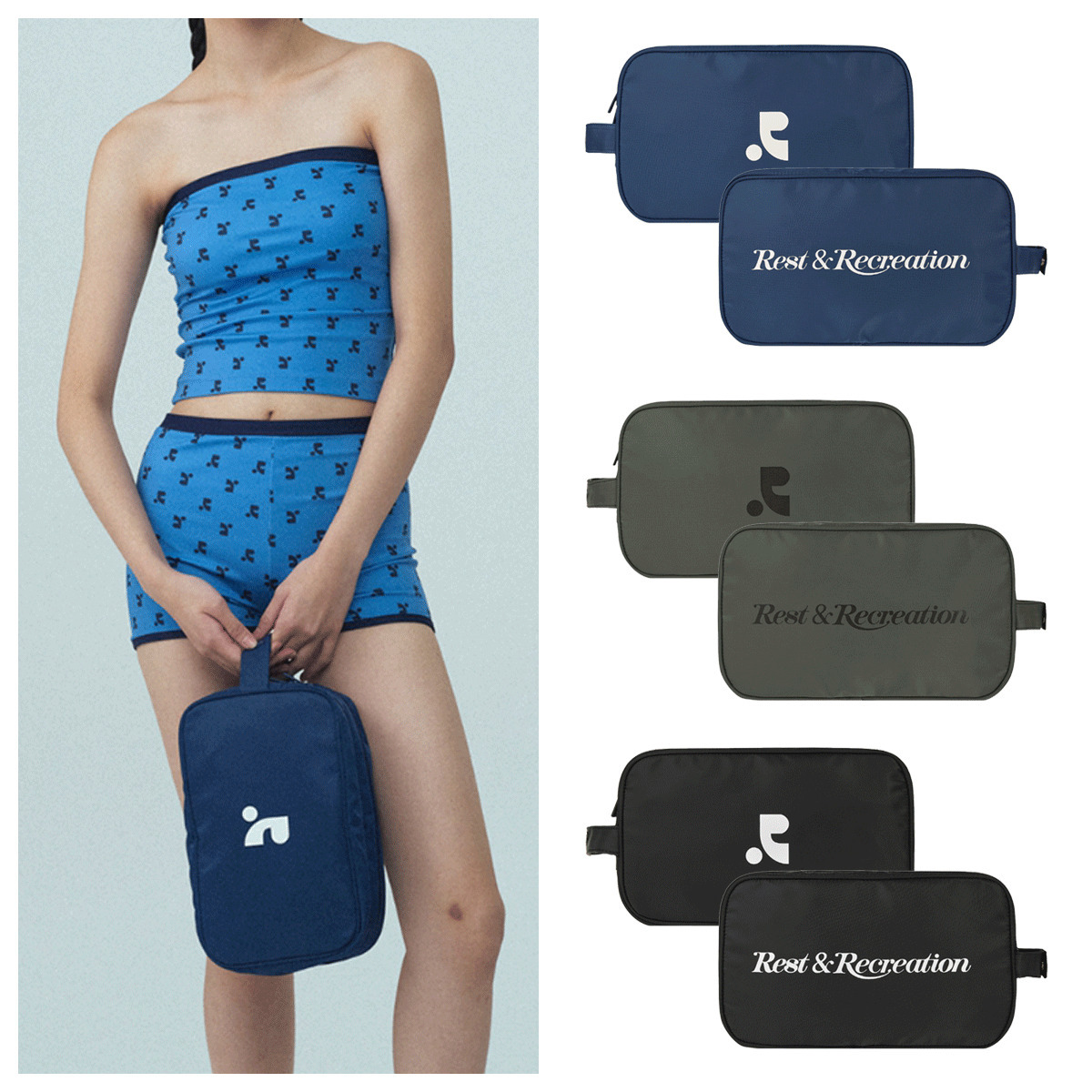 ポーチ Rest & Recreation BEACH POUCH BAG 5BSH162