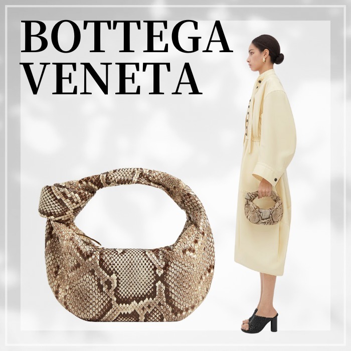 BOTTEGA VENETA ミニ ジョディ パイソン トップハンドルバッグ