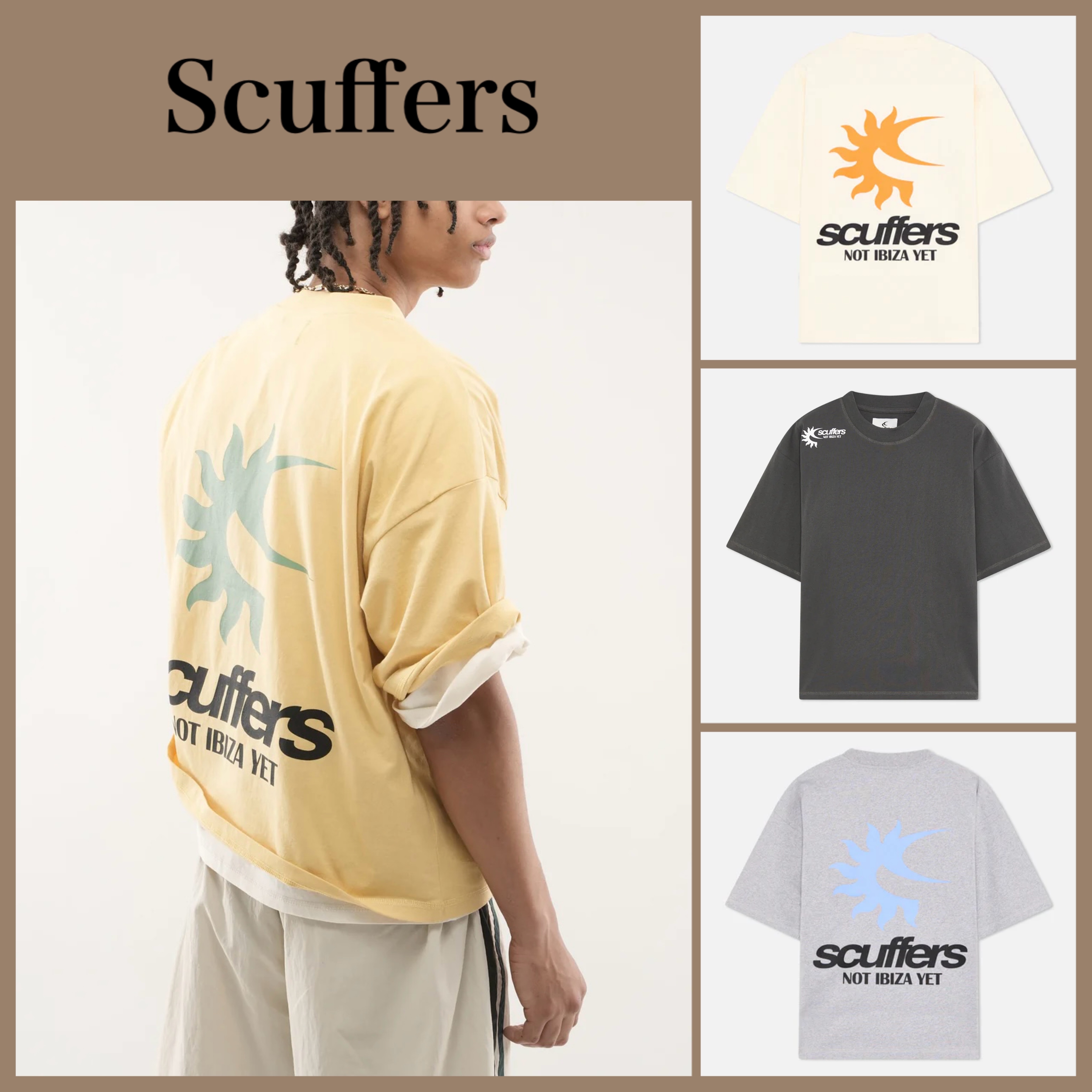【Scuffers】ユニセックス グラフィックT「NOT IBIZA AGAIN」
