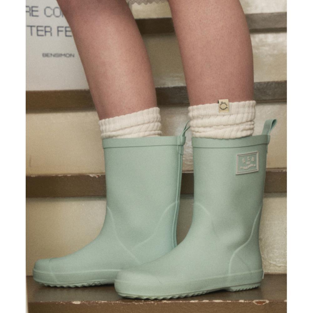 ●Bensimon● BSM RAIN BOOTS MID PASTEL MINT BS4SRB102PM