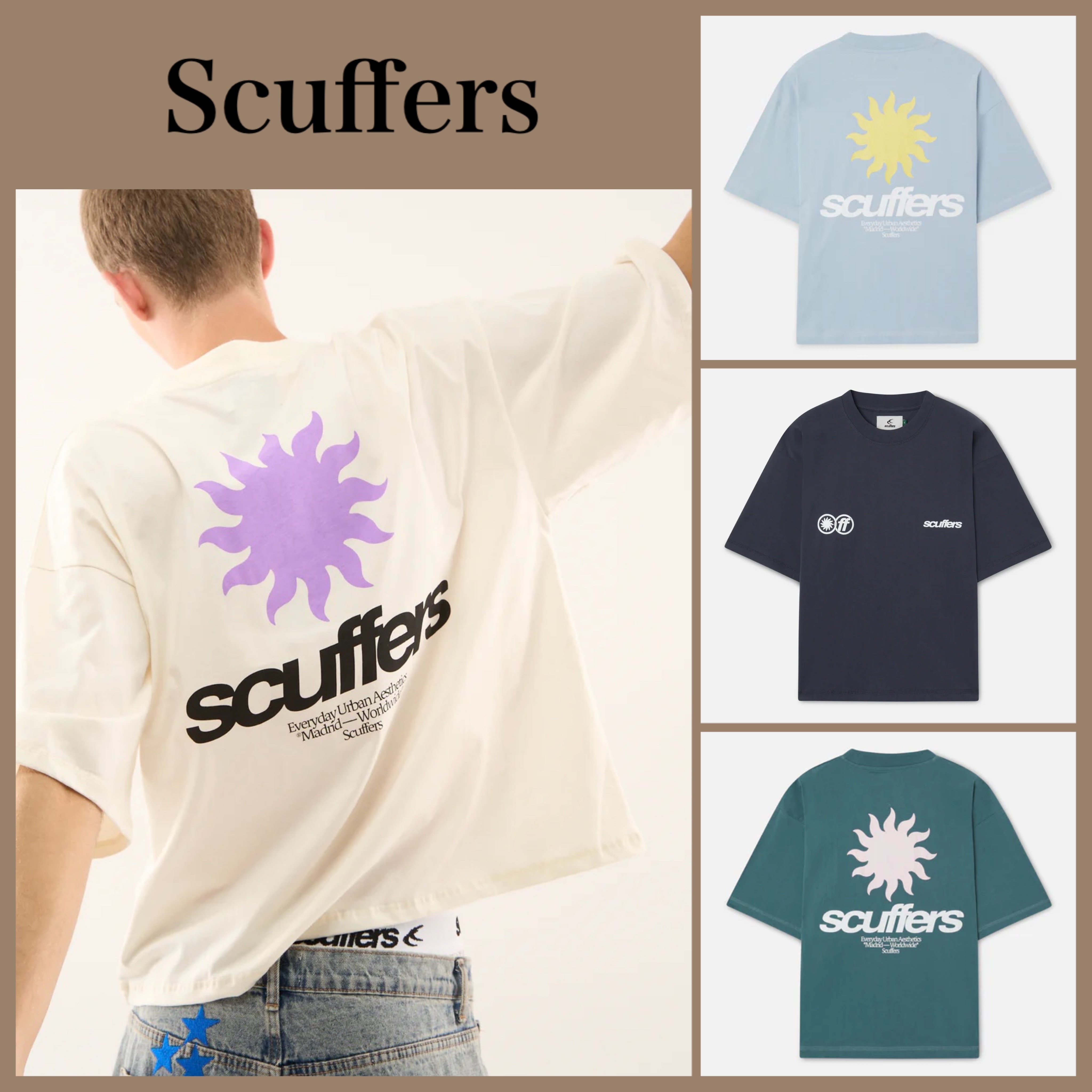 【Scuffers】ユニセックス オーバーサイズ Tシャツ「TARIFA」