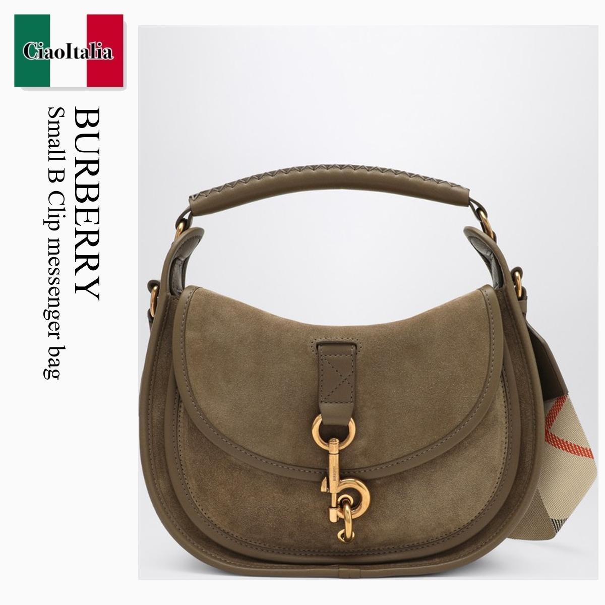 ショルダーバッグ・ポシェット Burberry Small B Clip Messenger Bag