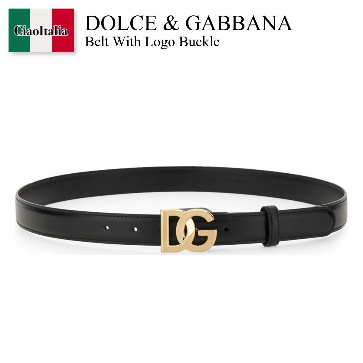 ベルト Dolce & Gabbana Belt With Logo Buckle
