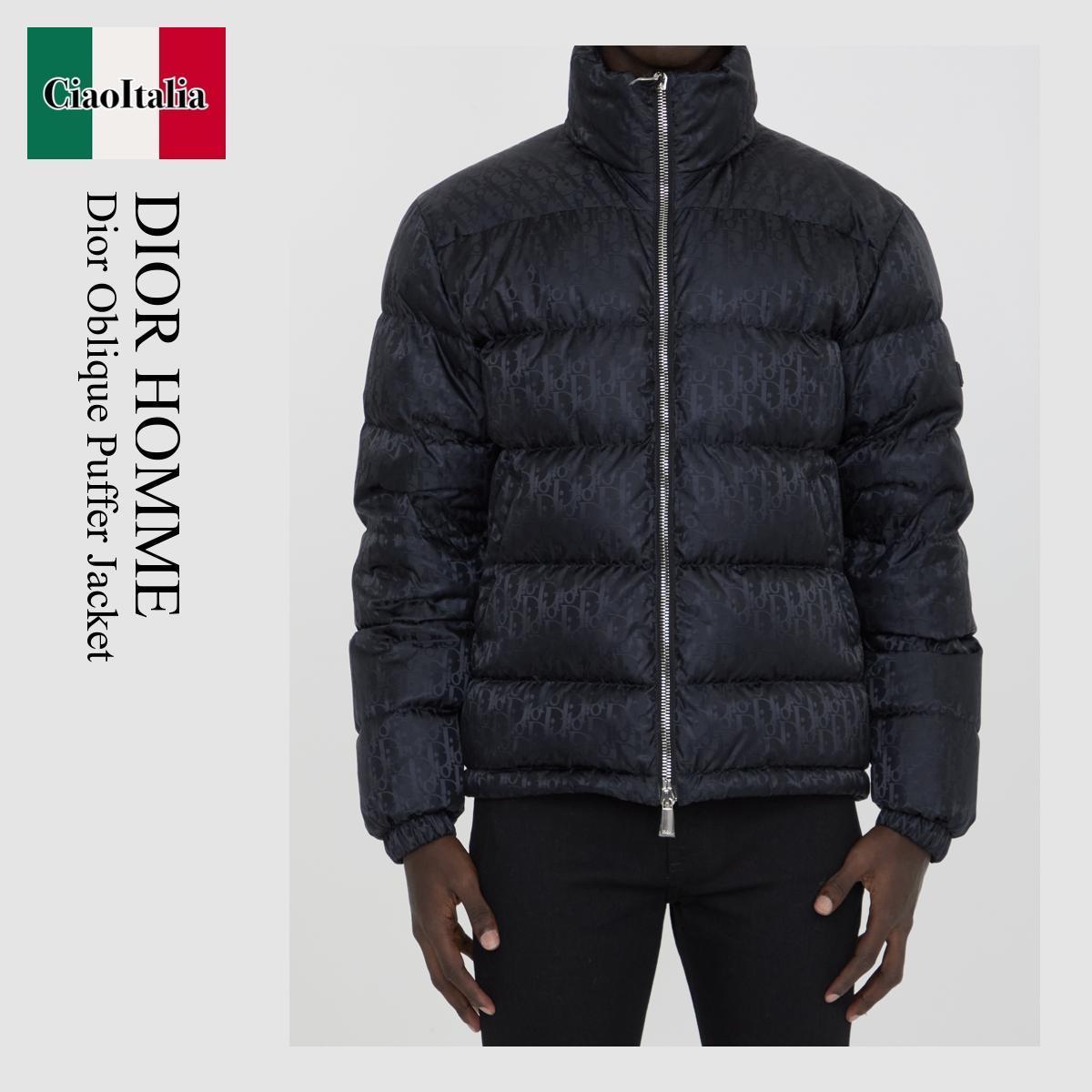 ダウンジャケット Dior Homme Dior Oblique Puffer Jacket